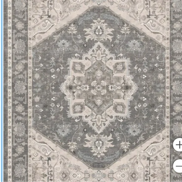 Washable Indoor Area Rug Darya, 5.3’ x 7.5’ - Picture 1 of 5